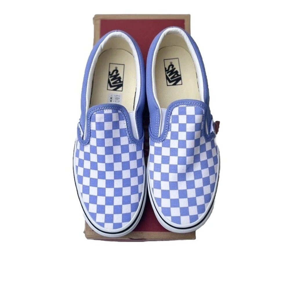 NWOT Vans Lavender & White Checkerboard 5.5